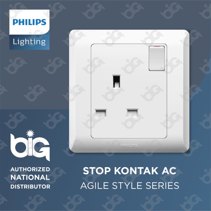 PHILIPS Agile Style Stop Kontak AC Agile Style AC Socket