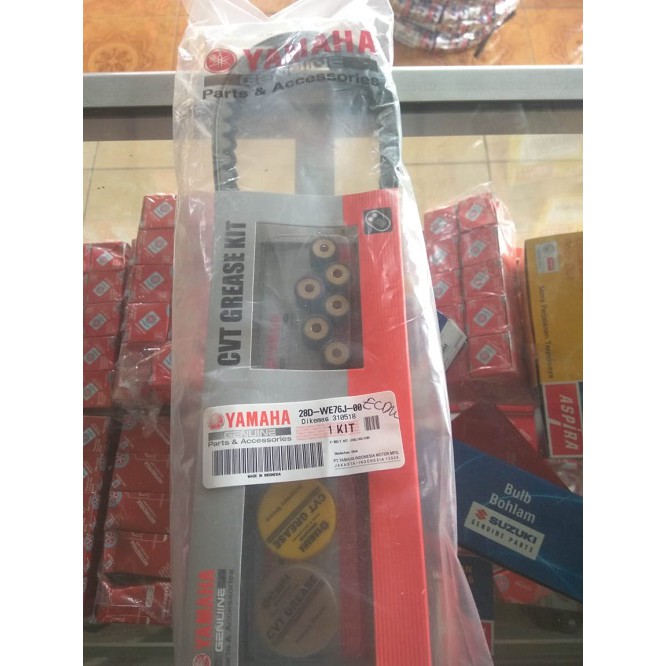 Ban Penggerak Set V-BELT & ROLLER Untuk Motor MIO SPORTY MIO LAMA MIO SOUL FINO LAMA DAN MIO SMILE