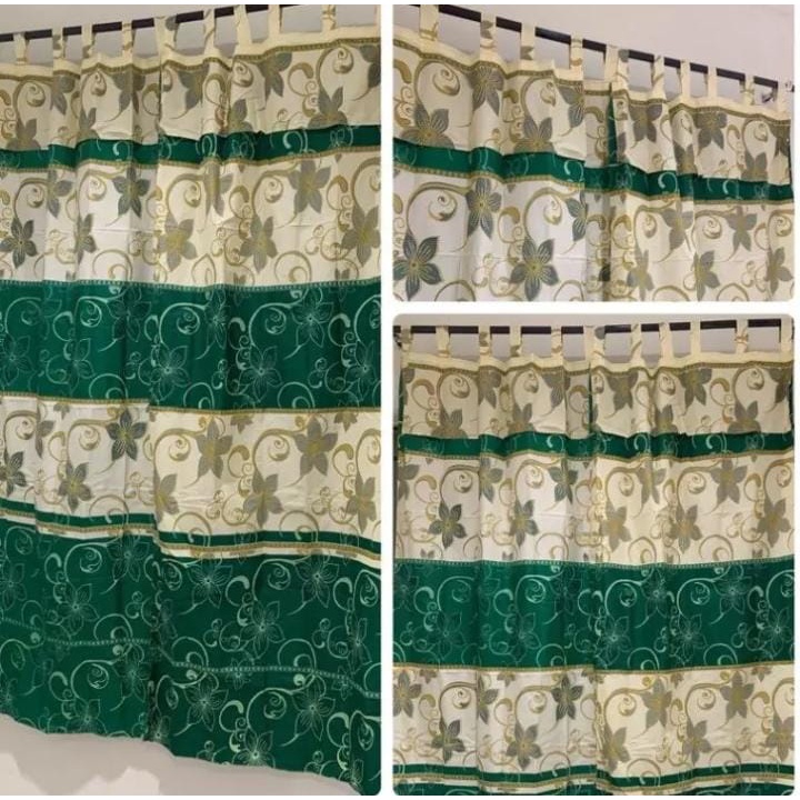 Gorden Pintu Green Floral