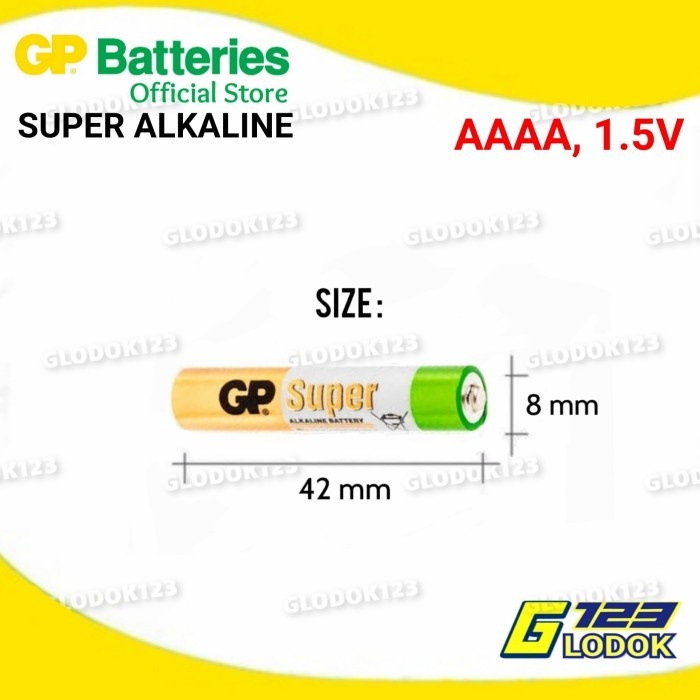 Baterai Batre Battery AAAA A4 1.5V Alkaline E96 LR61 Stylus Pen Tablet