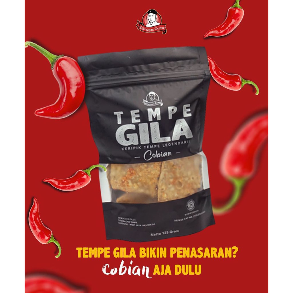 

TEMPE GILA COBIAN LEVEL 1 KERIPIK PEDAS CEMILAN KHAS BANDUNG