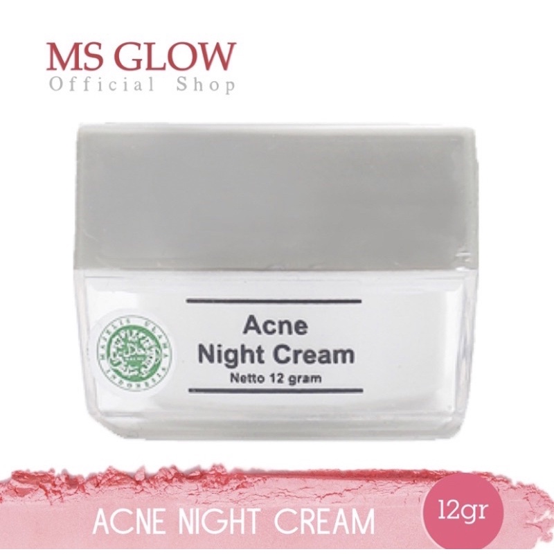 ACNE NIGHT CREAM MS GLOW