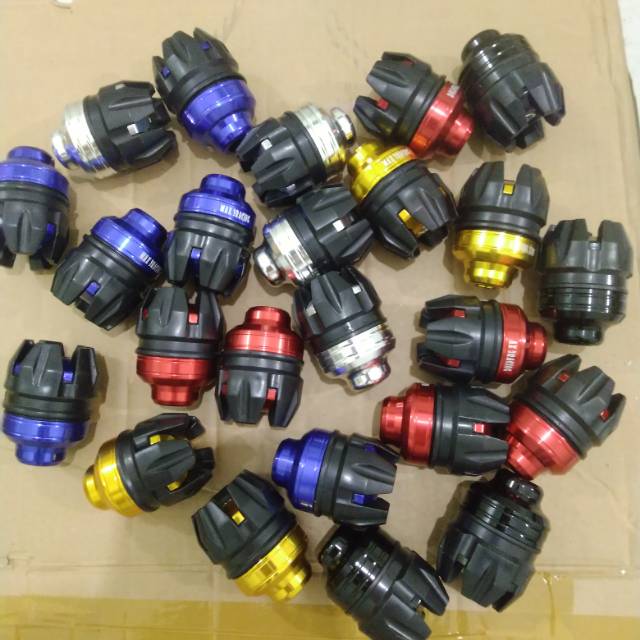 (harga dua pcs)jalu as roda jumbo cnc semua motor bisa pakai depan belakang muat