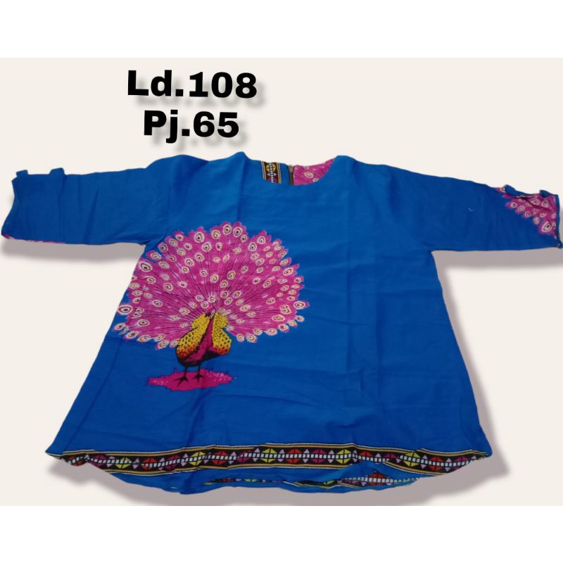 baju preloved motif merak