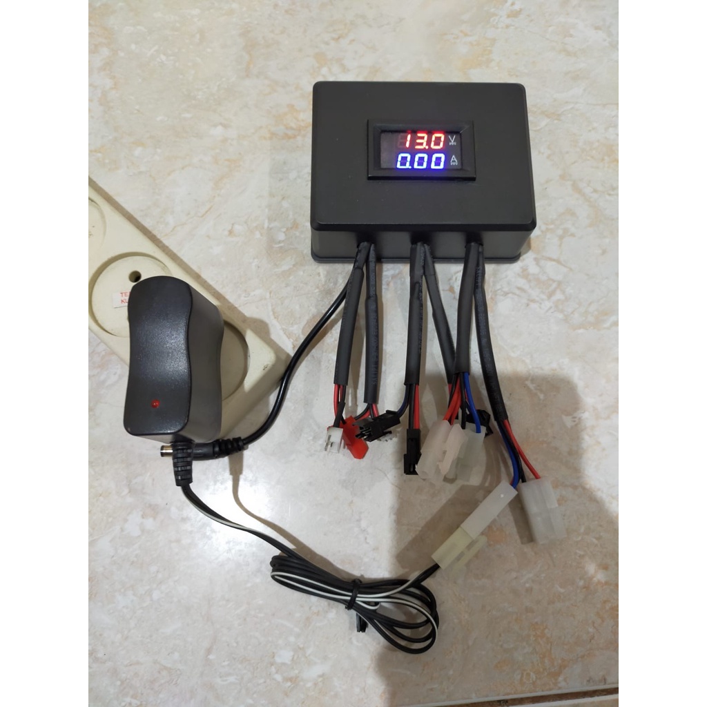 Alat Ukur Batre Charger RC / Batere Cas / Volt Amper / Arus Tegangan Full