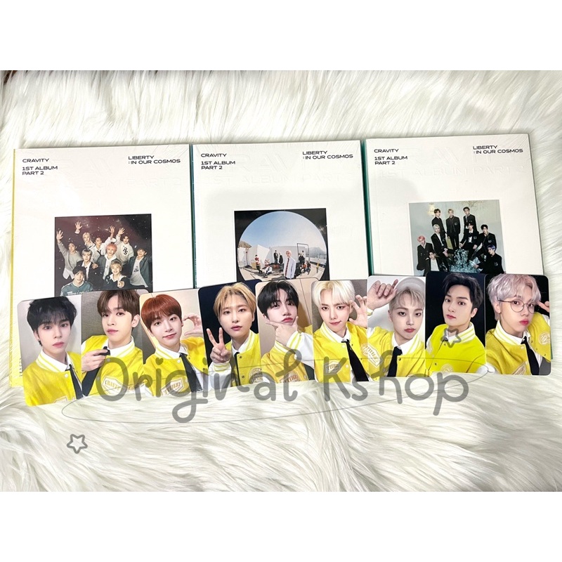 CRAVITY 1ST FULL ALBUM PART 2 - Liberty in Our Cosmos pc benefit MMT LIOC