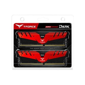 Memory PC Team T-Force Dark 16GB DDR4 PC2400 3000Mhz Dual Channel (Red