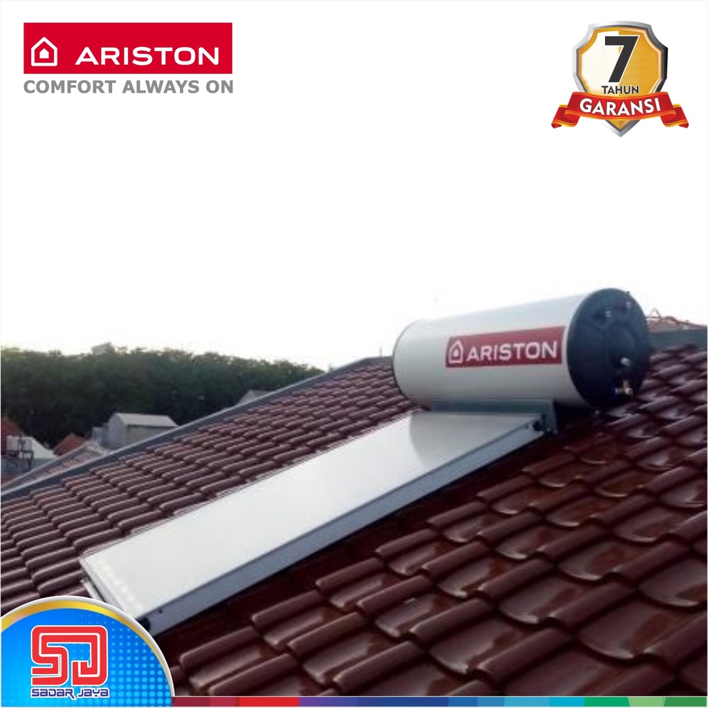 Ariston Kairos Thermo DR-2 100 liter Direct Solar Water Heater Tenaga Surya Pemanas Air Atap