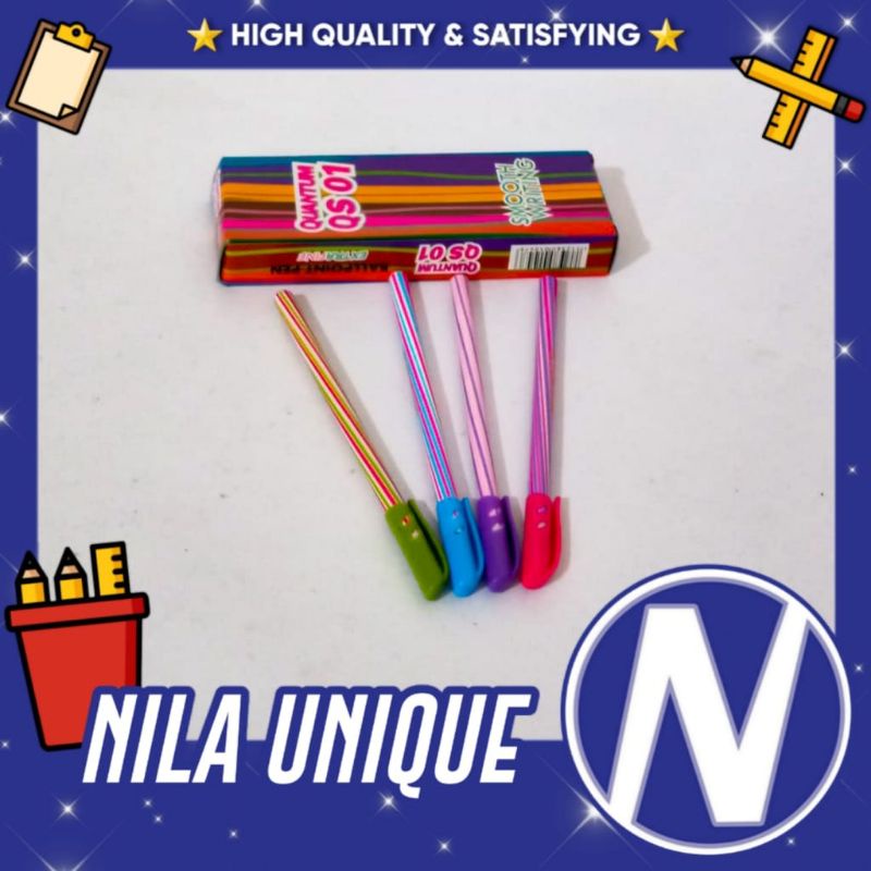 

PULPEN LILIN / ULIR / BOLPOINT STANDARD QUANTUM / BULPEN QUANTUM /BOLPOIN BLASTER (HARGA 1 pak/12 pcs)