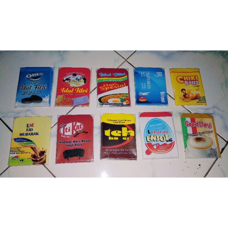 

VIRAL !!! Amplop Lebaran 40 pcs Amplop Snack Murah Lucu