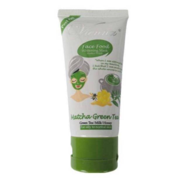 MASKER WAJAH VIENNA TUBE MATCHA GREEN TEA BPOM