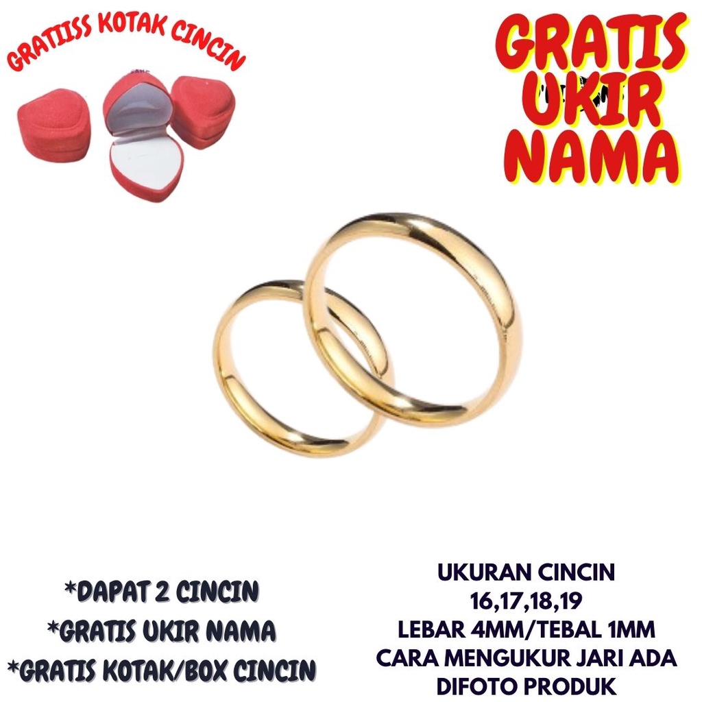 CINCIN COUPLE HITAM BULAT ,DAPAT 2 CINCIN ,GRATIS UKIRR NAMA,GRATIS BOX/KOTAK CINCIN,CINCIN PASANGAN