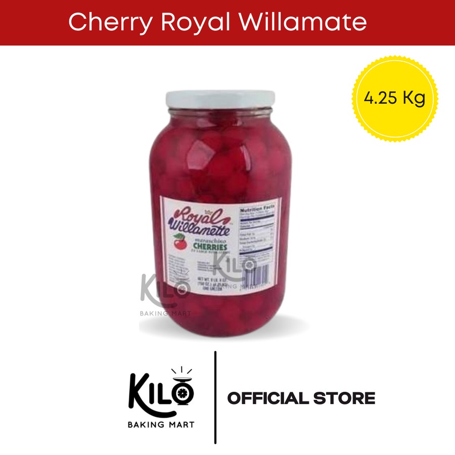 Cherry Royal Willamette Maraschino / Ceri Tangkai Merah 4.5 Kg (PROMO)