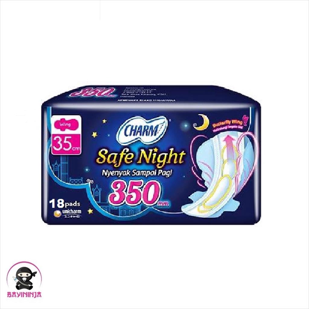 CHARM Safe Night Wing 35 cm 18 s | Shopee Indonesia