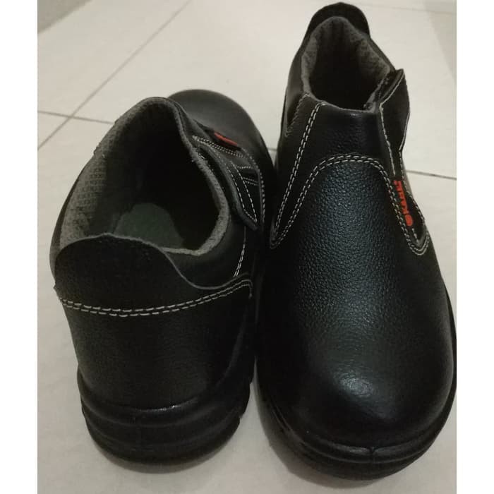 Sepatu Safety Shoes KENT NATUNA/Sepatu Kerja Pria Kulit Asli Lokal Original