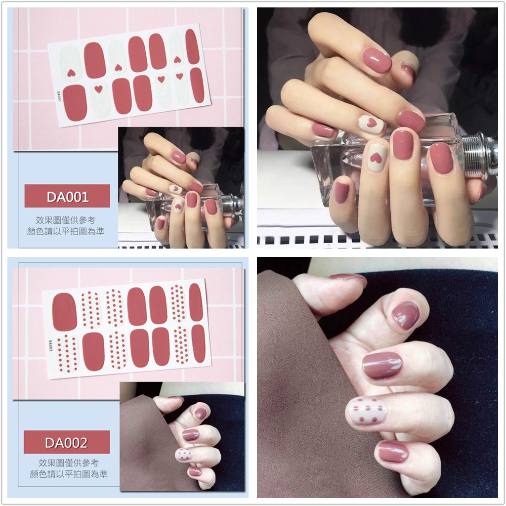 &lt;Jjoygirl&gt;DA Nail sticker motif / sticker kuku / stiker kuku / nail stiker glitter / stripes design