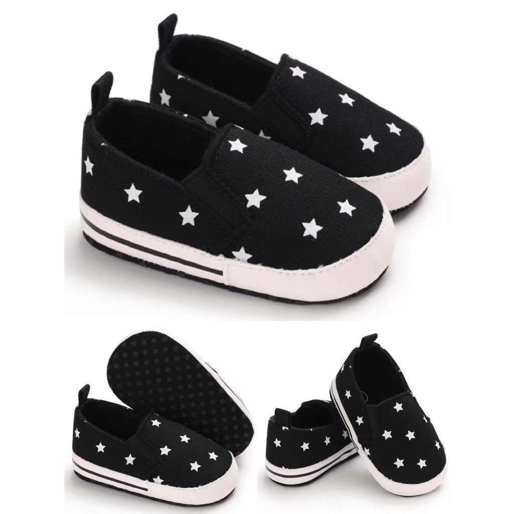 LittleAaron D06 LITTLE STARS Sepatu prewalker bayi dan anak perempuan newborn 3-18 bulan