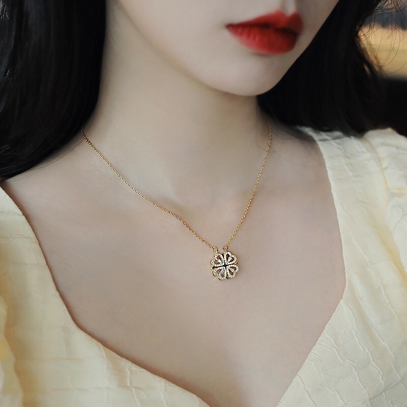 Kalung Titanium LV 2 In 1 Korean Style