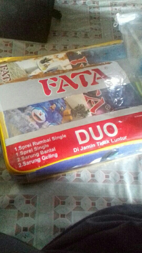 Sprei Duo Vito Alpabeth Animal 120x200