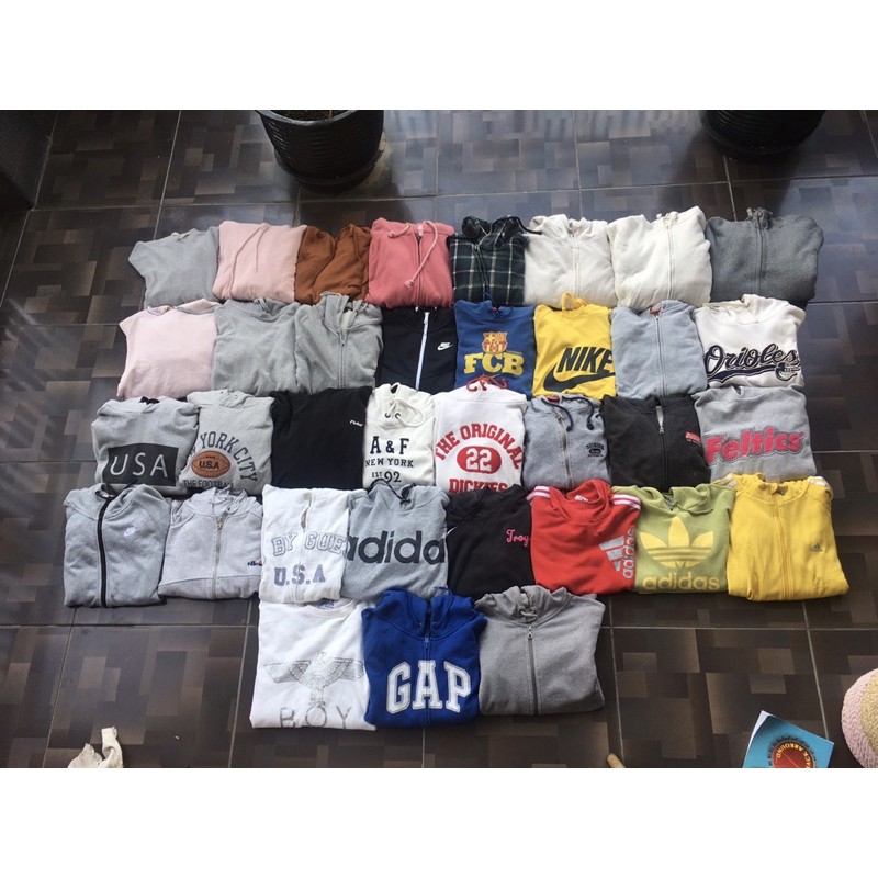 borongan hoodie kepala 35 pcs
