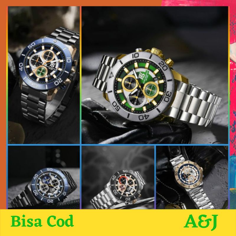 [ COD ] JAM TANGAN PRIA T5 H3755 ORIGINAL FREE BOX