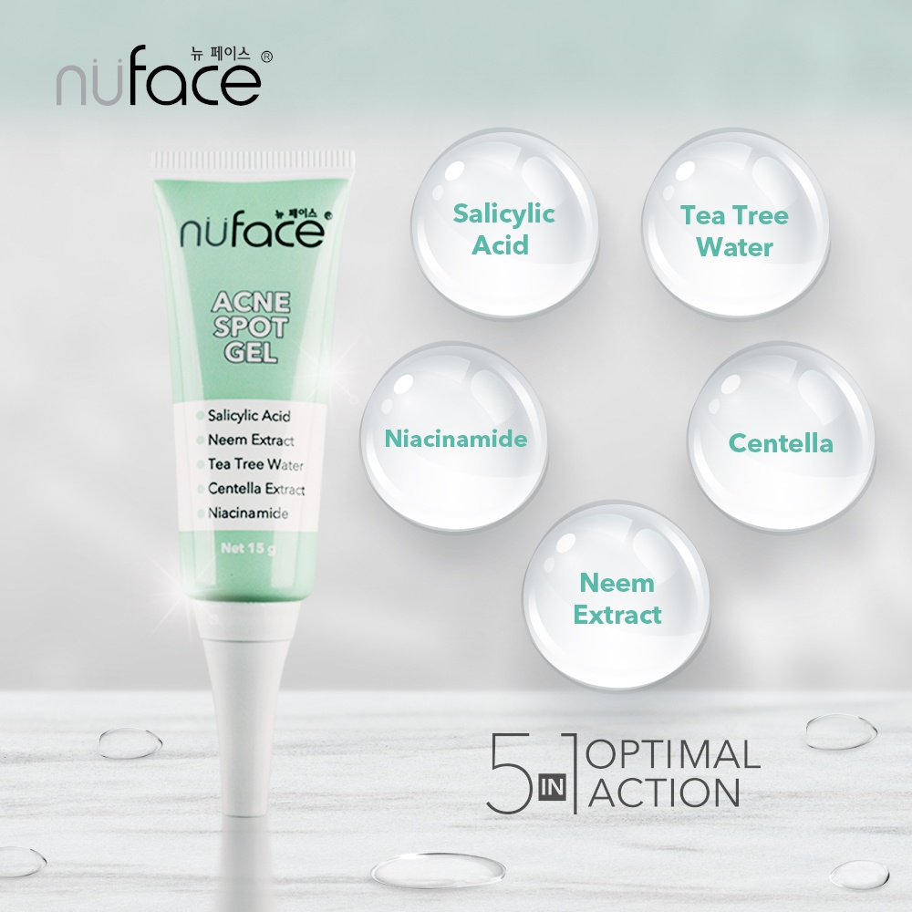 𝐑𝐀𝐃𝐘𝐒𝐀 - Nuface Acne Spot Gel 15gr Totol Jerawat