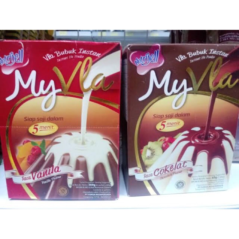 

My Vla Coklat dan Vanilla 63gram