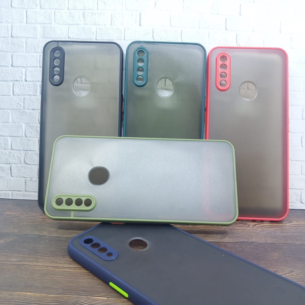 Casing Oppo  A31 / A8 Dove Matte Transparan Slim Fuze Macaron My Choice Case Oppo A31 / A8