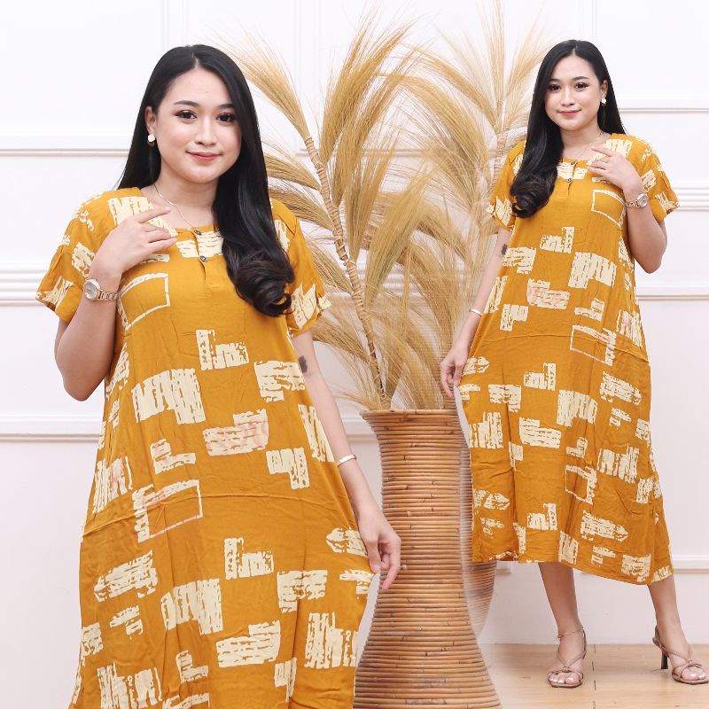 TERBARU | DASTER BUSUI MOTIF KORAN | DASTER KANCING BUSUI |  DASTER KEKINIAN-Busui bata kuning