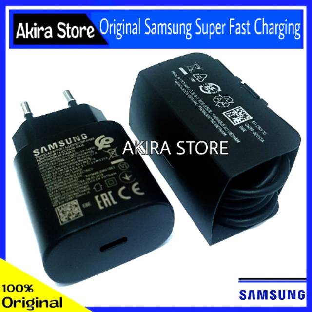 Charger Samsung Galaxy A71 Note 10 Lite S10 Lite Original