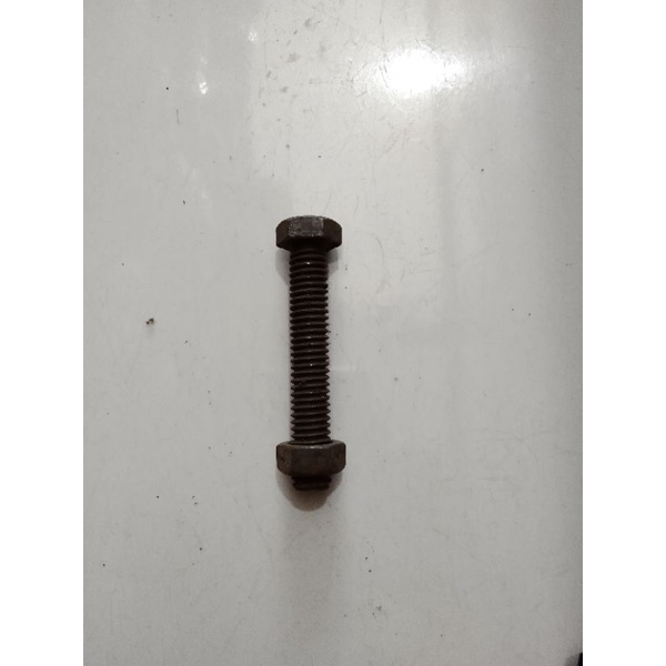 Baut hitam/baut kayu 1/2"x7,5cm