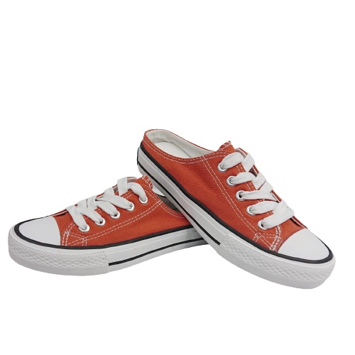 Sepatu Sneakers Kasual Pria Wanita Sepatu Sekolah Slip On Women Canvas Sneakers Satu7an SPT-01