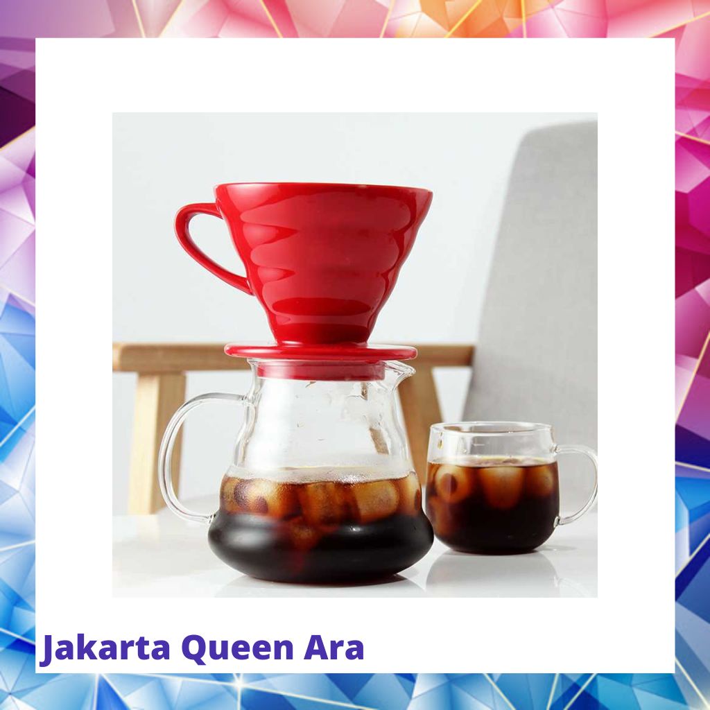 One Two Cups Filter Penyaring Kopi V60 Glass Filter Dripper ZM0063