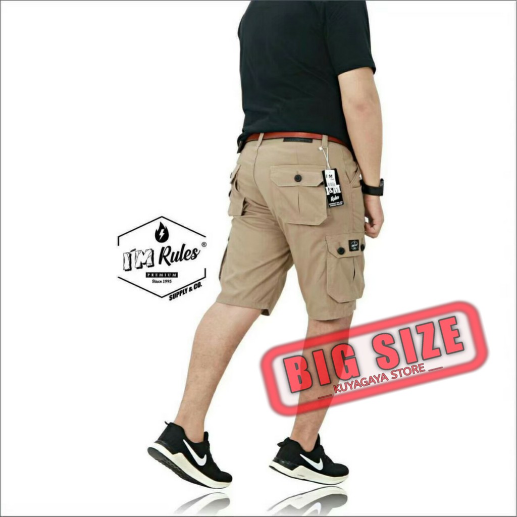 CELANA PENDEK CARGO PRIA BIG SIZE JUMBO DISTRO I'M RULES ORIGINAL OUTDOOR KARGO MODEL SAKU PDL TACTI