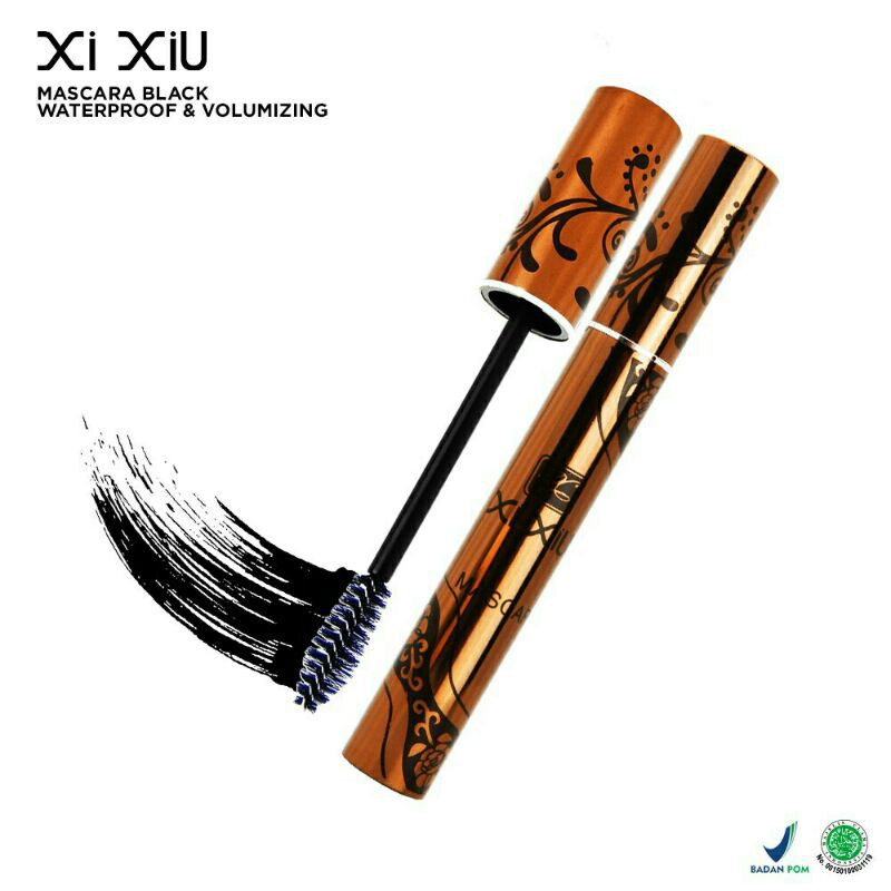 xi xiu mascara waterproof case brown