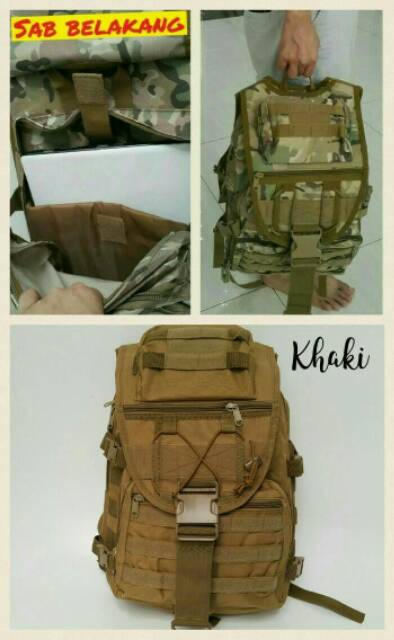 [IMPORT] Tas Ransel Pria Army Import/Ada 2 Tempat Laptop/Anti Air