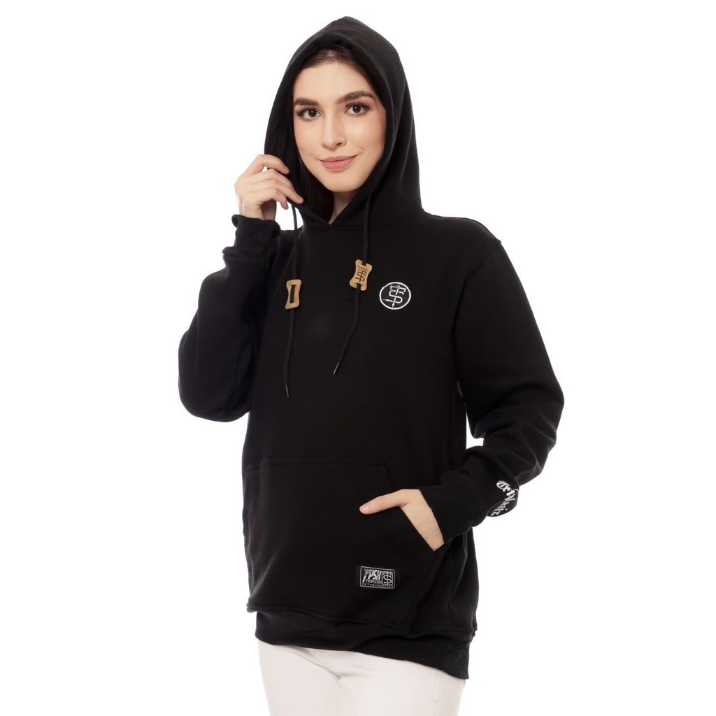 Sweater Hoodie Pria Wanita Triplesix - Bordir