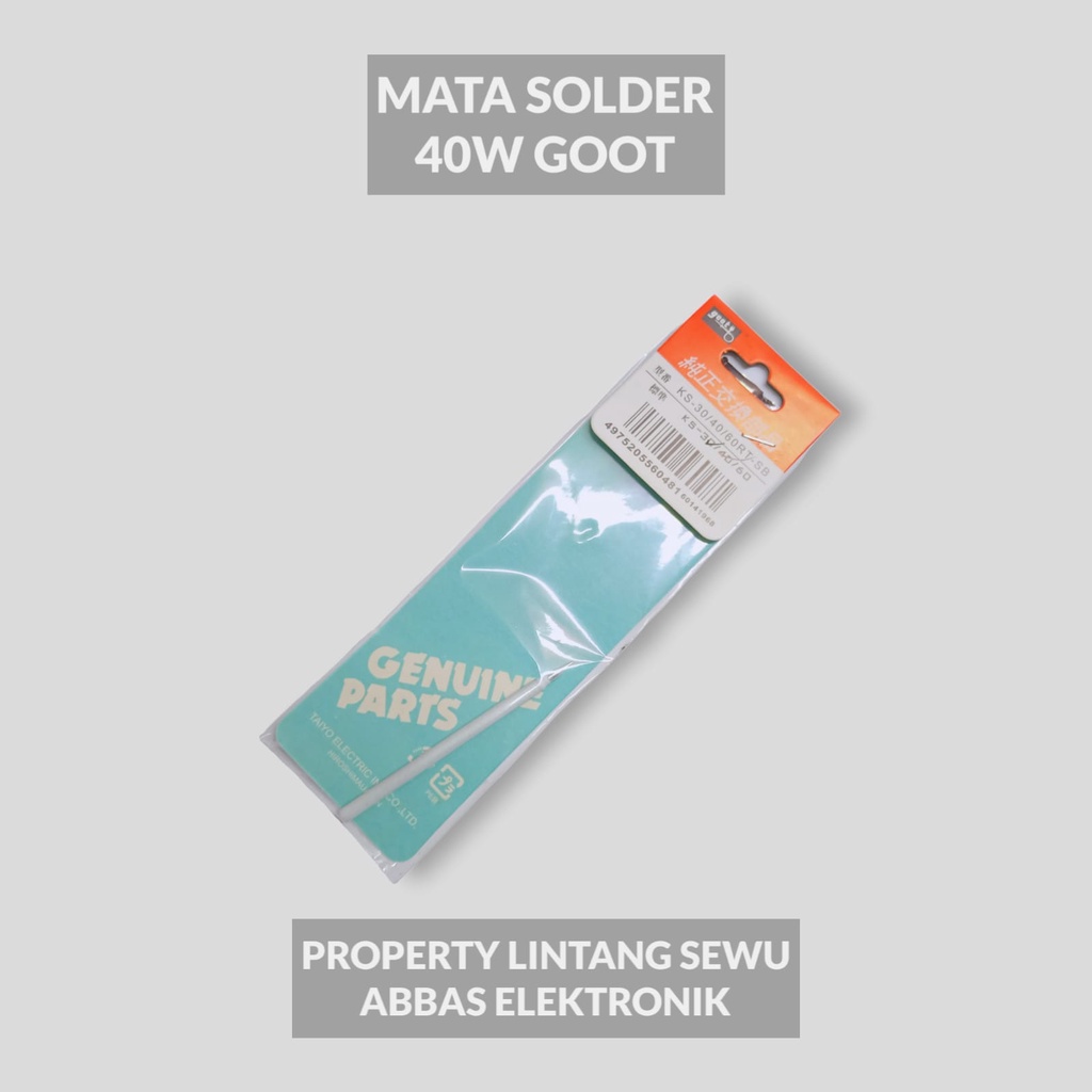 mata solder 40 watt merk klop kualitas bagus mata lancip