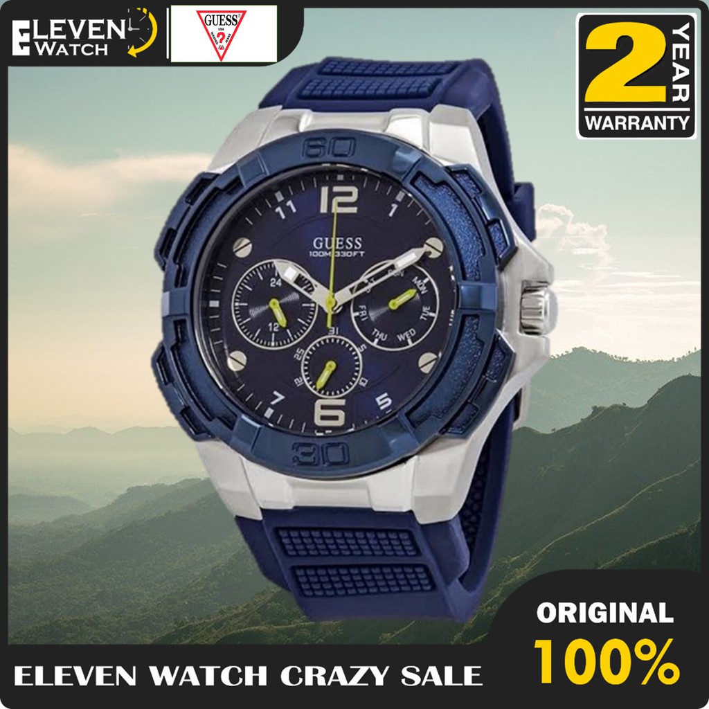 JAM TANGAN GUESS PRIA W1254G3  GARANSI 2 TH