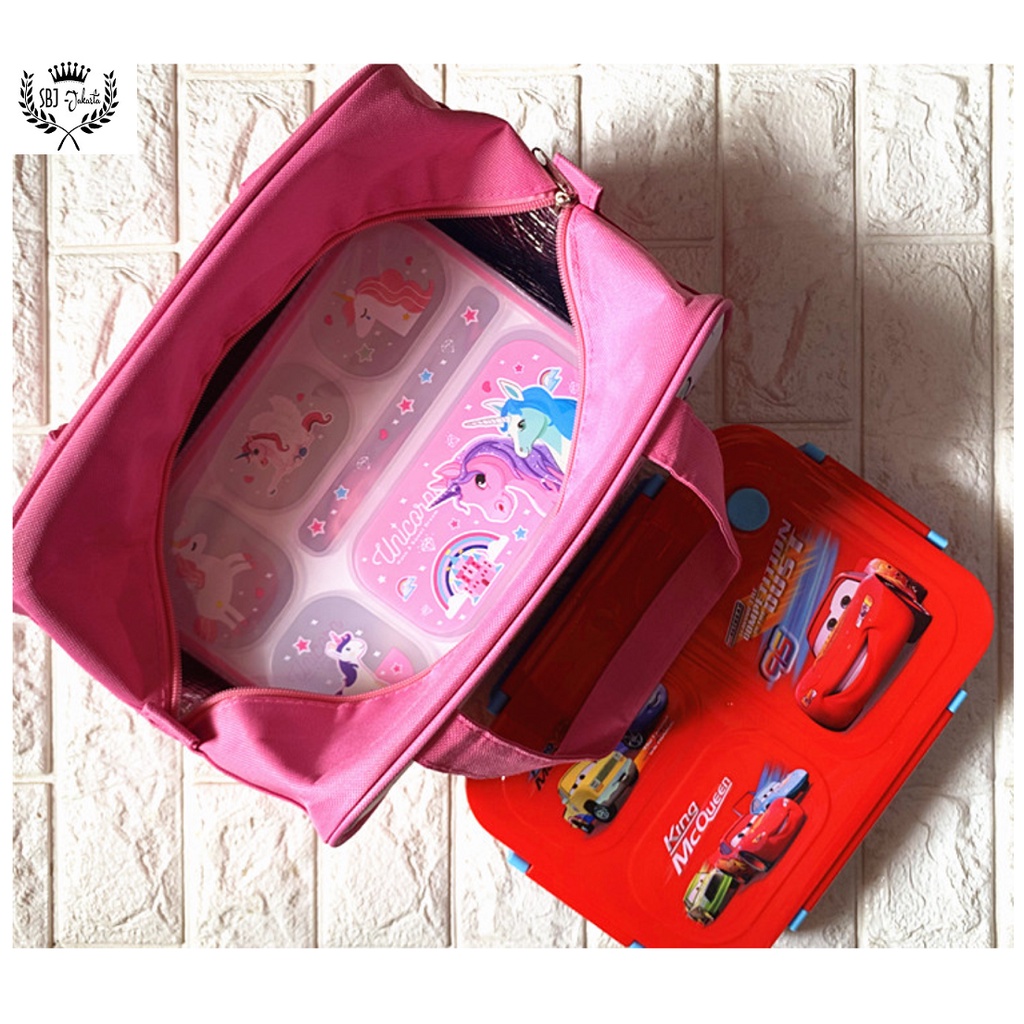 Lunch bag Tas bekal Tas botol susu Insulated lunch bag Sumiko Sanrio Ukuran besar TOP