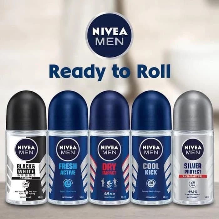 NIVEA DEODORANT ROLL ON WOMAN MAN 25 ML