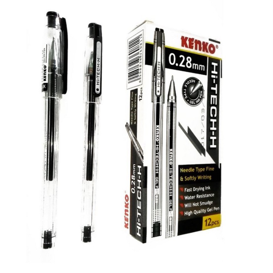 

Pulpen Gel Hi-Tec-H KENKO/Gel PEN Hi-TECH 0.28mm 1 pcs