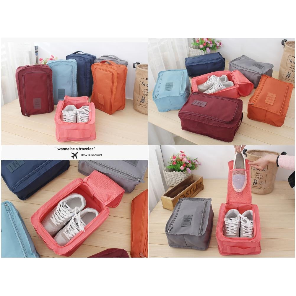 [PROMO] Monopoly shoes pouch travel / tas sendal sepatu / shoes bag organizer