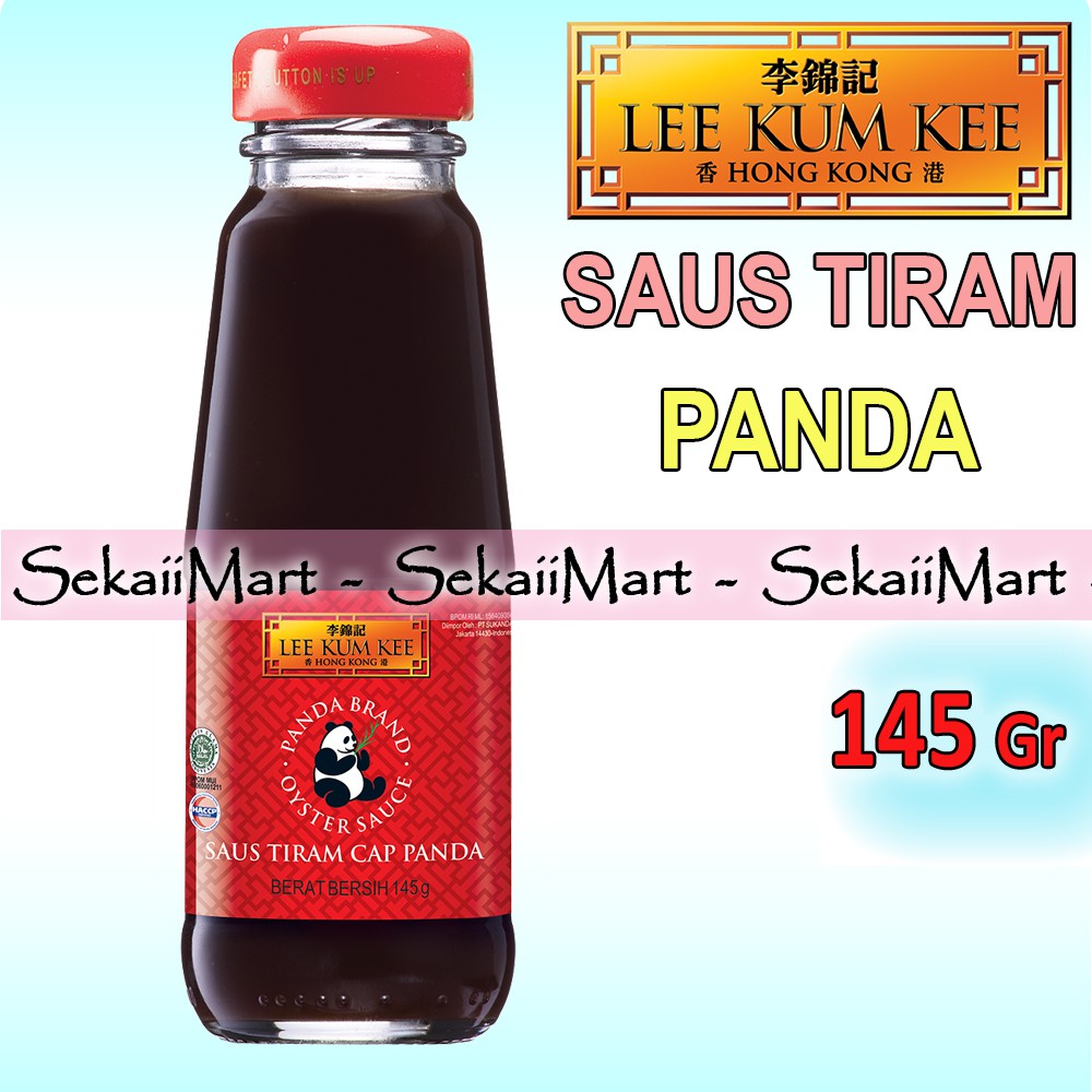 

LEE KUM KEE PANDA Oyster Sauce 145gr - LKK Bumbu Saus Tiram Cap Panda HALAL Botol Kecil