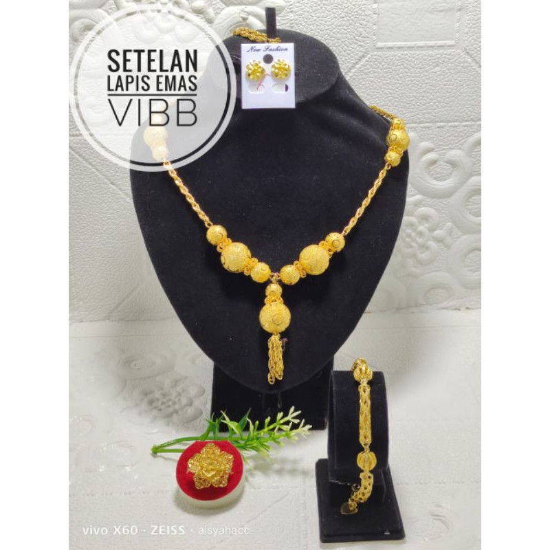 Setelan Lapis Emas Kode VIBB