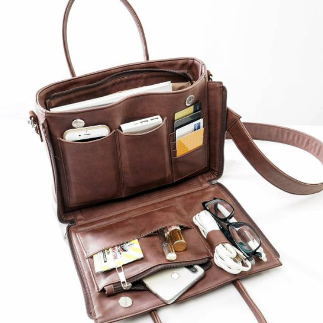 NEW - Bossy - Paddy .. PREMIUM Tas kerja / jalan-jalan - organized bag stylish