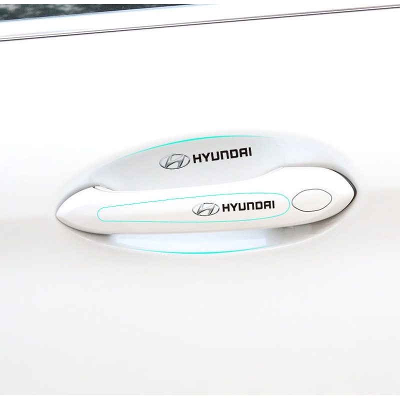 8pcs Stiker Pelindung Gagang Pintu Mobil Transparan Untuk Toyota Vios Rush Yaris Avanza RAV4 Etions CHR Corolla