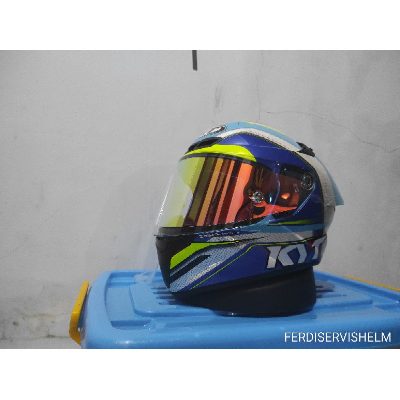 Tear Off Iridium Kyt Tt Course Rainbow Tearoff KYT TT COURSE Premium