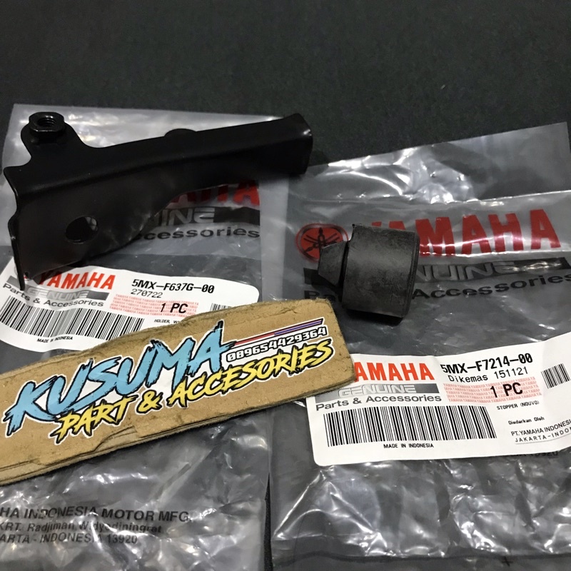 penahan standar 2 & & karet standar 2 Yamaha mio sporty mio smaile mio Soul nouvo