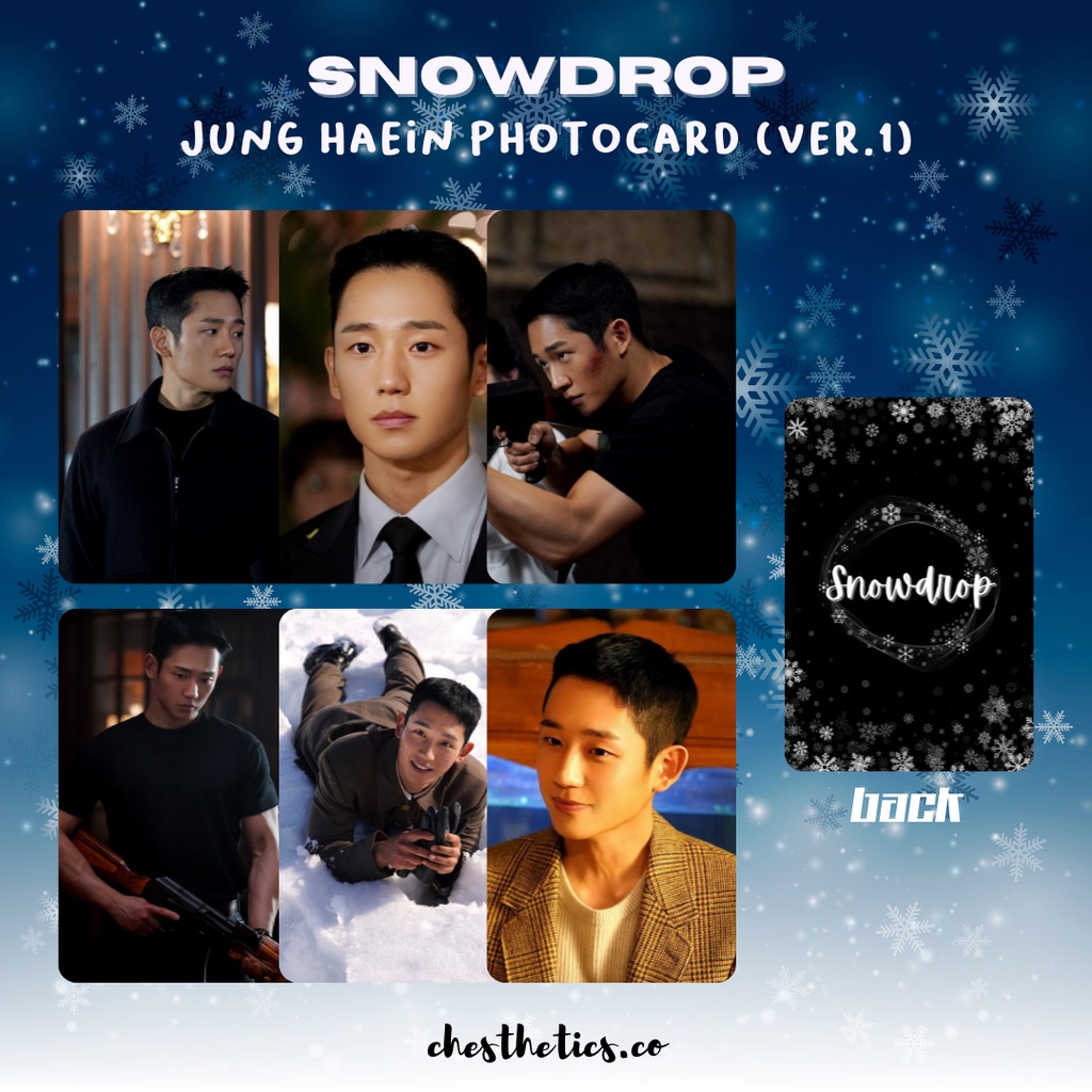 Snowdrop KDrama Korea Korean Drama Photocard Aktor Jung Haein Jisoo Blackpink